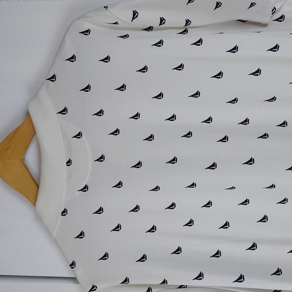 Ralph Lauren Mens White Polo / Blue Sailboats Blue PONY Soft Preppy Sz.XL - Picture 7 of 11